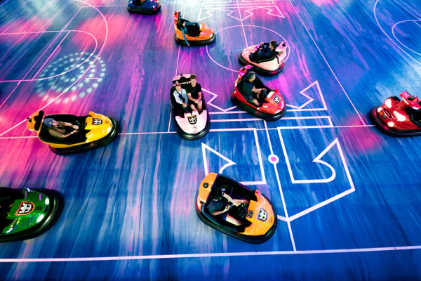 Bumper Cars at SeaPlex